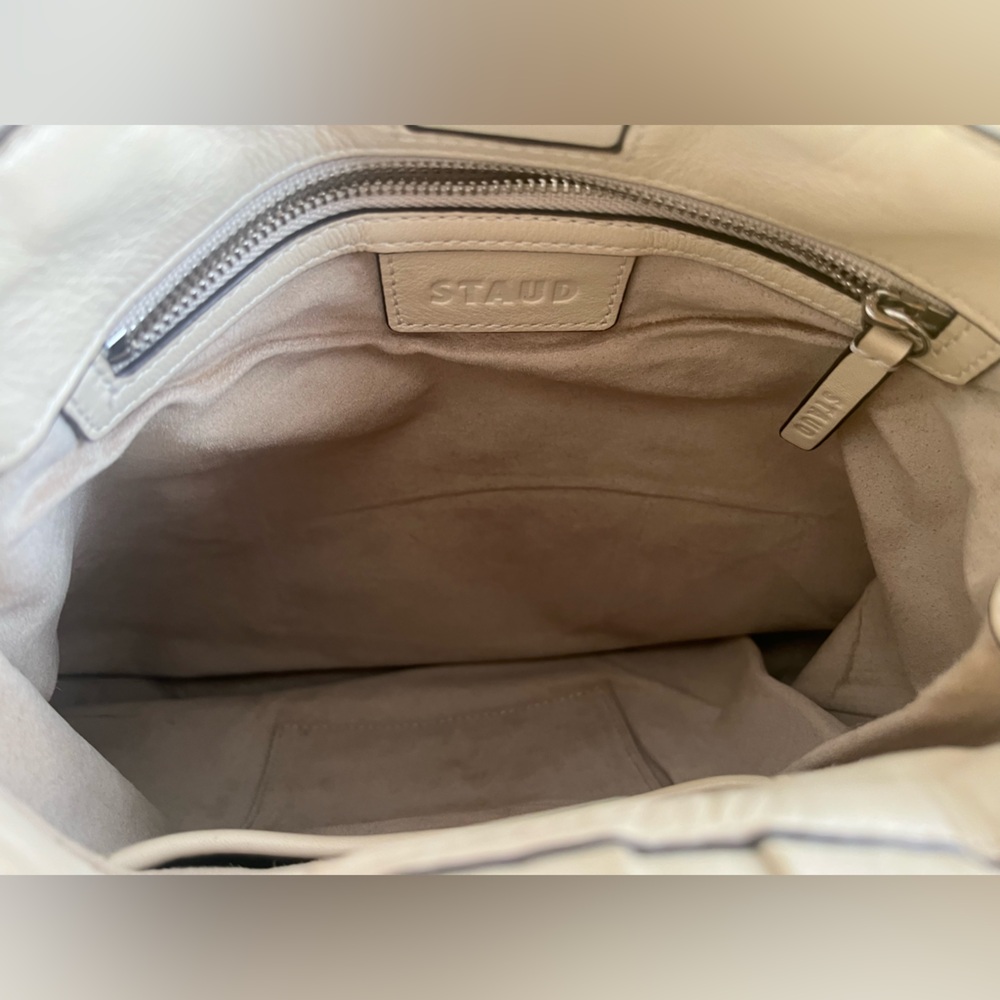 Staud Valentina Leather Bucket Bag - image 6